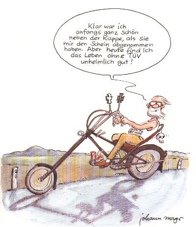 Besten Dank an Johann Mayr für das coole Cartoon!