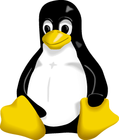 Symbol: Tux, das Linux-Maskottchen